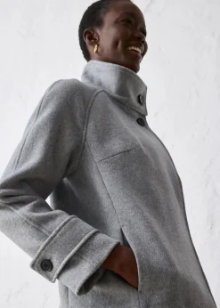 Damen bonprix Bekleidung·Hosen|Jacken & Mäntel|Jacke mit weichem Wollanteil