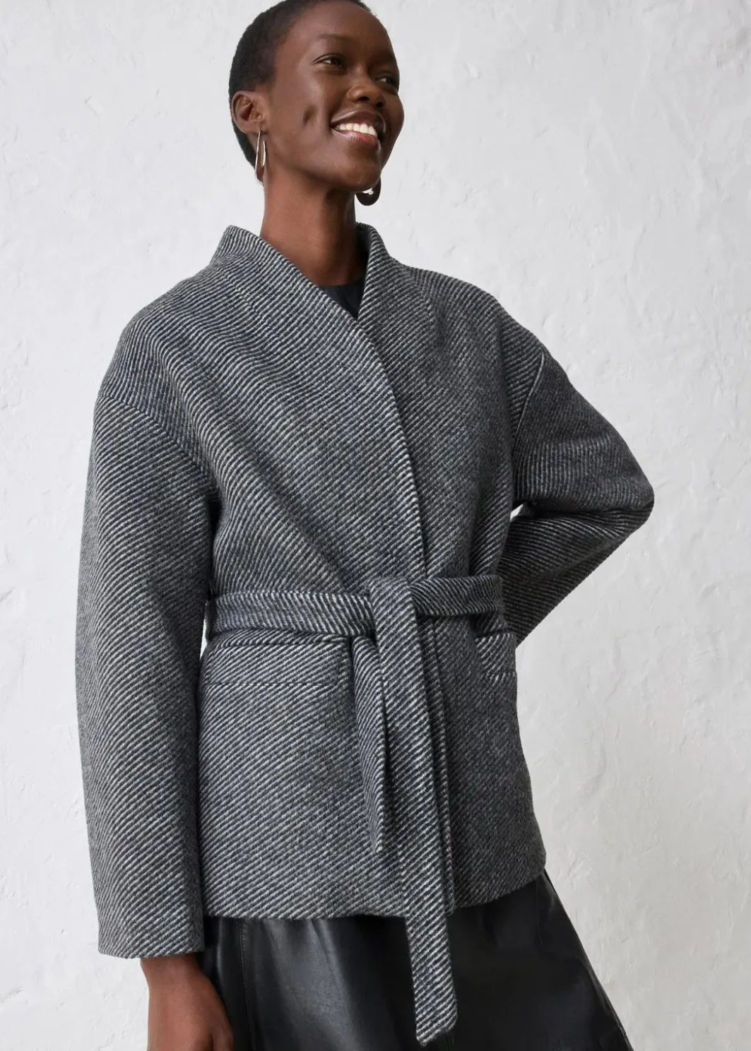 Sale Jacke mit Wolle Damen Bekleidung·Hosen|Jacken & Mäntel