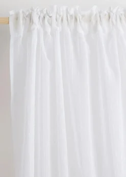 bonprix Gardinen|Jacquard Gardine mit Längsstreifen (1er Pack)