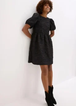 Clearance Jacquard Kleid Damen Kleider