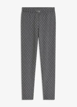 Damen bonprix Bekleidung·Kleider|Hosen|Jacquard Schlupfhose mit Schließendetail