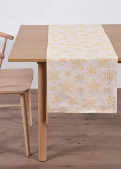 Jacquard Tischläufer aus Bio Baumwolle Geschirr & Servieren|Tischdecken