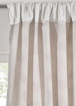 Best Jacquard Vorhang aus Bio Baumwolle (1er Pack) Vorhänge