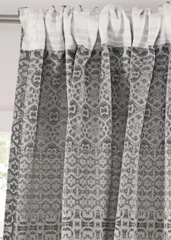 bonprix Vorhänge|Jacquard Vorhang mit grafischem Muster