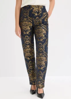 Discount Jacquard-Hose Damen Festliche Mode|Hosen