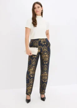 Discount Jacquard-Hose Damen Festliche Mode|Hosen