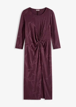 Outlet Jacquard-Midikleid Damen Bekleidung·Pullover & Strickjacken|Kleider