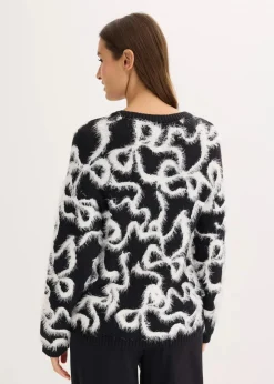 Hot Jacquard-Pullover aus softem Viskose-Mix Damen Bekleidung·Umstandsmode|Bekleidung·Jeans