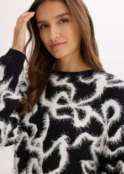 Hot Jacquard-Pullover aus softem Viskose-Mix Damen Bekleidung·Umstandsmode|Bekleidung·Jeans