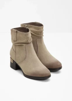 Discount Cowboy Stiefelette in bequemer Weite Damen High Heels|Komfortschuhe