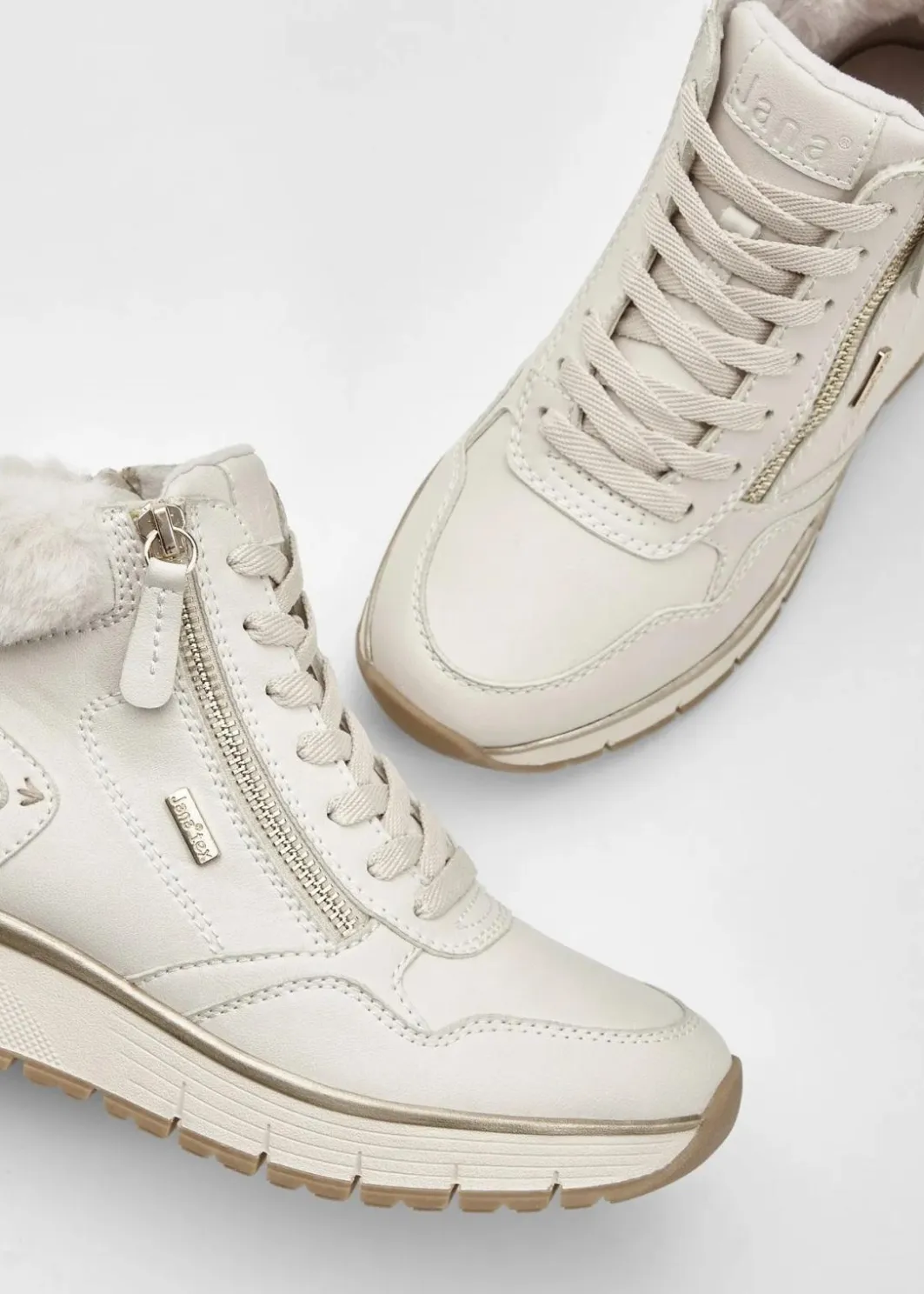 Damen Jana High Heels|Komfortschuhe|High-Top-Sneaker
