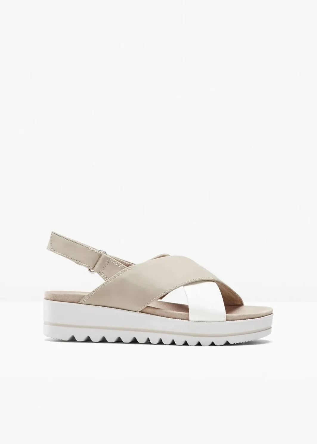 Hot Komfort-Plateau-Sandalen in bequemer Weite Damen High Heels|Komfortschuhe