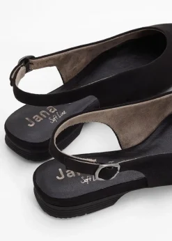 Outlet Komfort-Sling-Ballerinas in bequemer Weite Damen High Heels|Komfortschuhe
