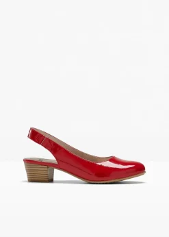 Clearance Komfort-Slingpumps in bequemer Weite Damen High Heels|Komfortschuhe