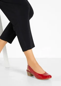 Clearance Komfort-Slingpumps in bequemer Weite Damen High Heels|Komfortschuhe