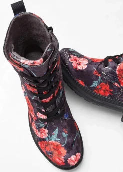Damen Jana High Heels|Komfortschuhe|Schnürboots in bequemer Weite