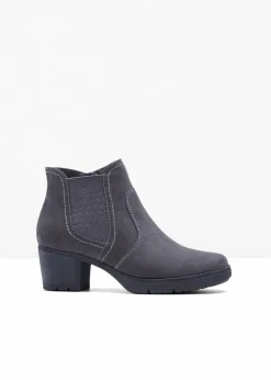 Outlet Stiefelette in bequemer Weite Damen High Heels|Komfortschuhe