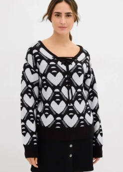 Damen bonprix Bekleidung·Umstandsmode|Strickmode|Jaquard Feinstrickpullover