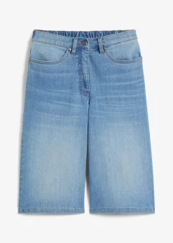 Damen bonprix Jeans|Shorts|Jeans Bermuda High Waist, Bequembund