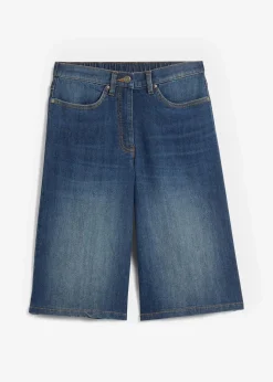 Damen bonprix Bekleidung·Outdoorbekleidung|Bekleidung·Shirts & Tops|Jeans Bermuda High Waist, Bequembund