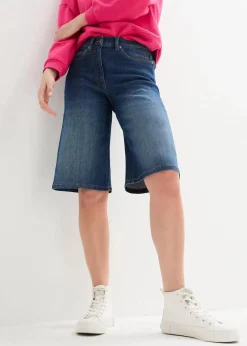 Damen bonprix Bekleidung·Outdoorbekleidung|Bekleidung·Shirts & Tops|Jeans Bermuda High Waist, Bequembund