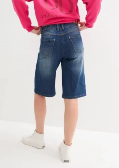 Damen bonprix Bekleidung·Outdoorbekleidung|Bekleidung·Shirts & Tops|Jeans Bermuda High Waist, Bequembund