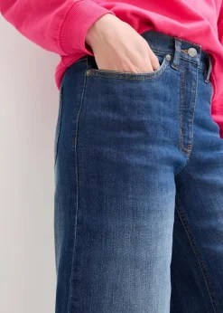 Damen bonprix Bekleidung·Outdoorbekleidung|Bekleidung·Shirts & Tops|Jeans Bermuda High Waist, Bequembund