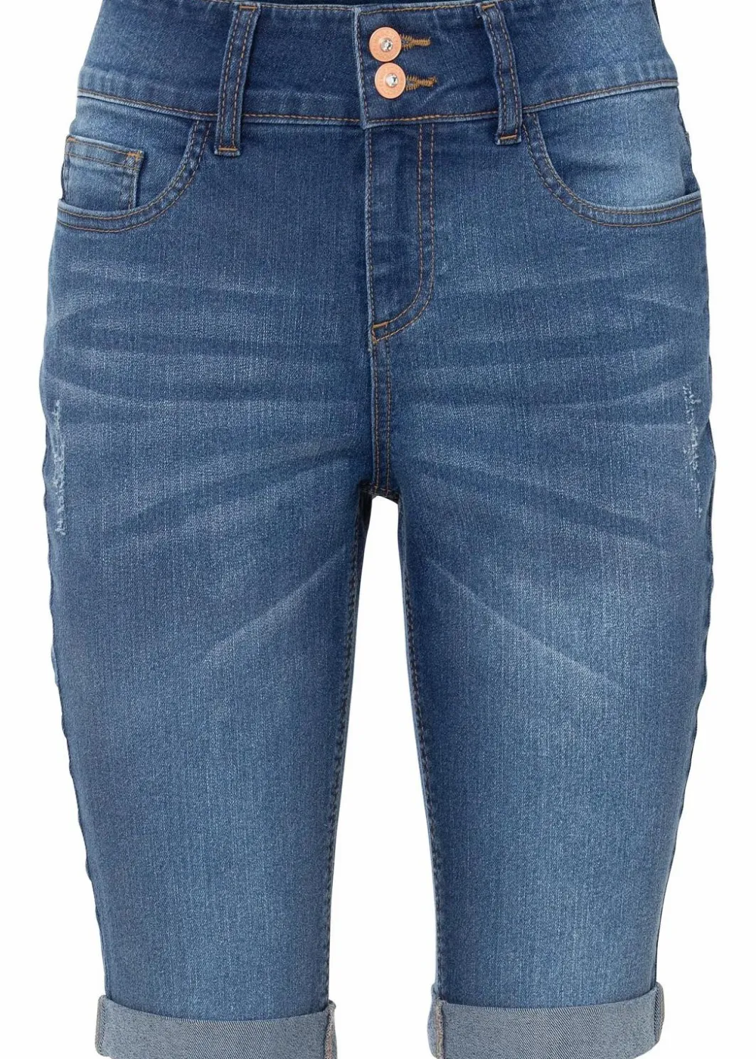 Clearance Jeans Bermuda Mid Waist Damen Bekleidung·Outdoorbekleidung|Bekleidung·Shirts & Tops