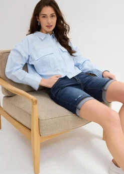 Online Jeans Bermuda Mid Waist Damen Bekleidung·Outdoorbekleidung|Bekleidung·Shirts & Tops