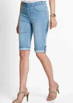 Best Jeans Bermuda Mid Waist, Bequembund Damen Bekleidung·Outdoorbekleidung|Bekleidung·Shirts & Tops