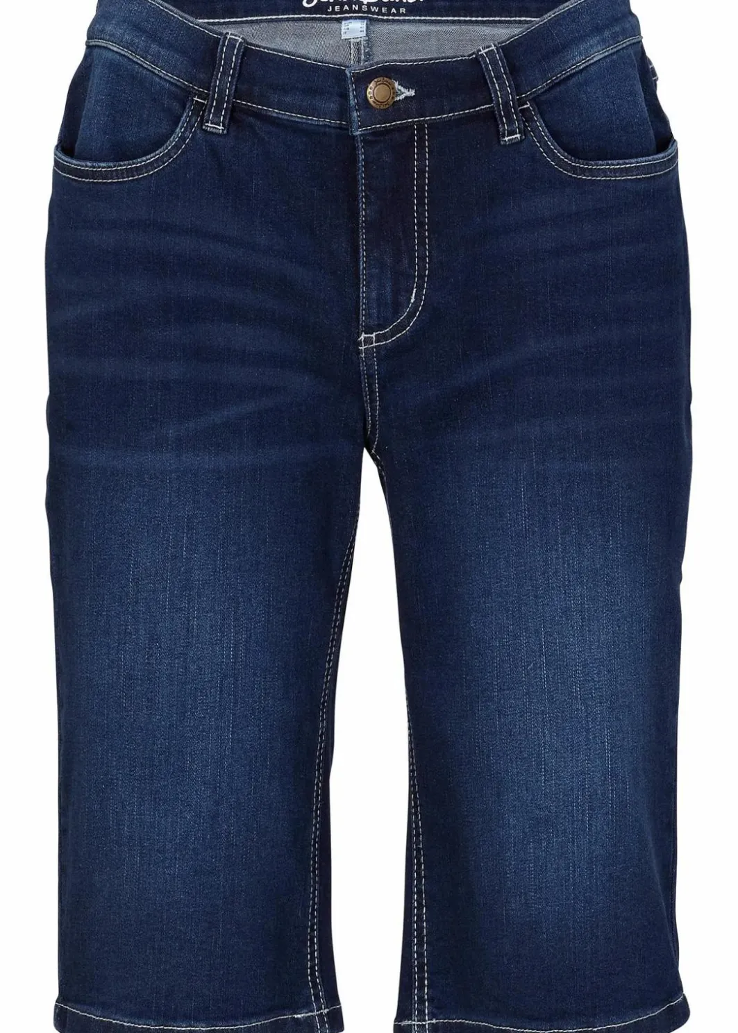 Best Jeans Bermuda Mid Waist, Stretch Damen Jeans|Bekleidung·Shirts & Tops