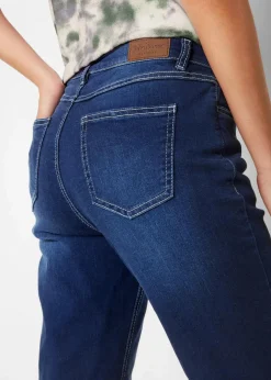 Best Jeans Bermuda Mid Waist, Stretch Damen Jeans|Bekleidung·Shirts & Tops