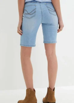 Online Jeans Bermuda Slim Fit Mid Waist Damen Jeans|Shorts