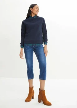 Online 7/8-Jeans, Komfort-Stretch Damen Bekleidung·Shirts & Tops|Jeans