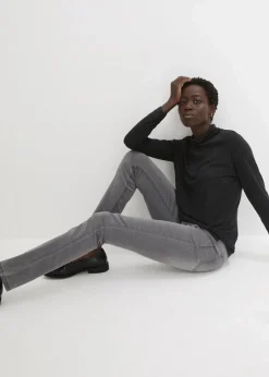 Damen bonprix Jeans|Kurzgrößen|Jeans mit Bequembund
