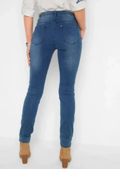 Damen bonprix Jeans|Kurzgrößen|Jeans mit Bequembund
