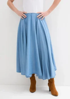 Best Jeans Rock, High Waist, Bequembund Damen Röcke