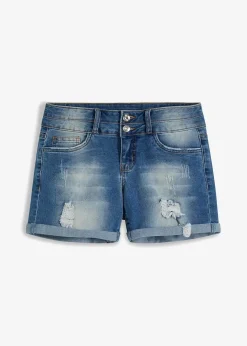 Damen bonprix Bekleidung·Outdoorbekleidung|Bekleidung·Shirts & Tops|Jeans Shorts Mid Waist