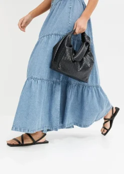 Sale Jeans Stufenrock mit Knopfleiste Damen Bekleidung·Sportbekleidung|Röcke