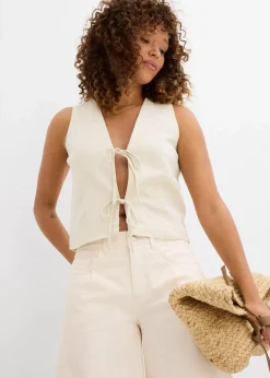 New Jeans-Bermuda Mid Waist Damen Jeans|Shorts