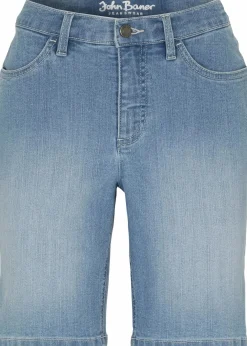 Sale Jeans-Bermuda Mid Waist Damen Jeans|Shorts