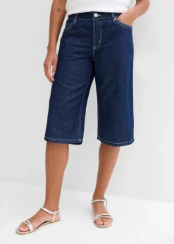 New Jeans-Bermuda Mid Waist, Low Stretch Damen Jeans|Shorts