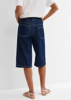 New Jeans-Bermuda Mid Waist, Low Stretch Damen Jeans|Shorts