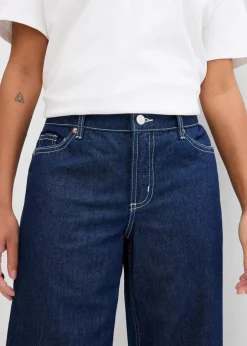 New Jeans-Bermuda Mid Waist, Low Stretch Damen Jeans|Shorts
