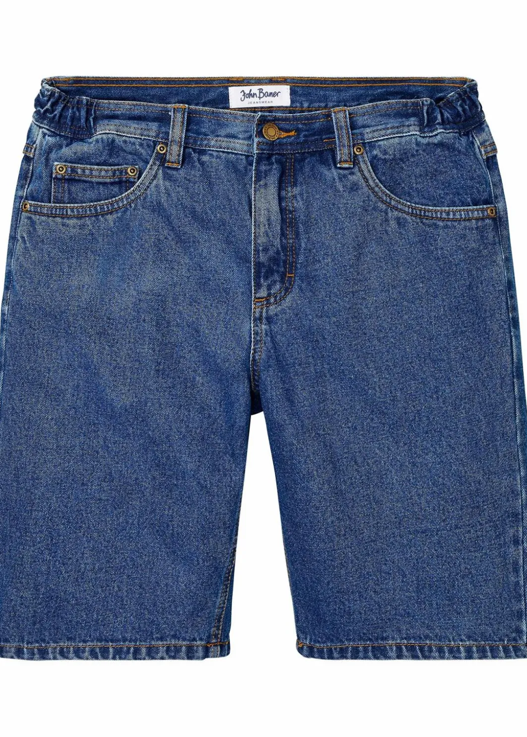 Discount Jeans-Bermuda mit Komfortbund, Classic Fit Herren Große Größen|Shorts