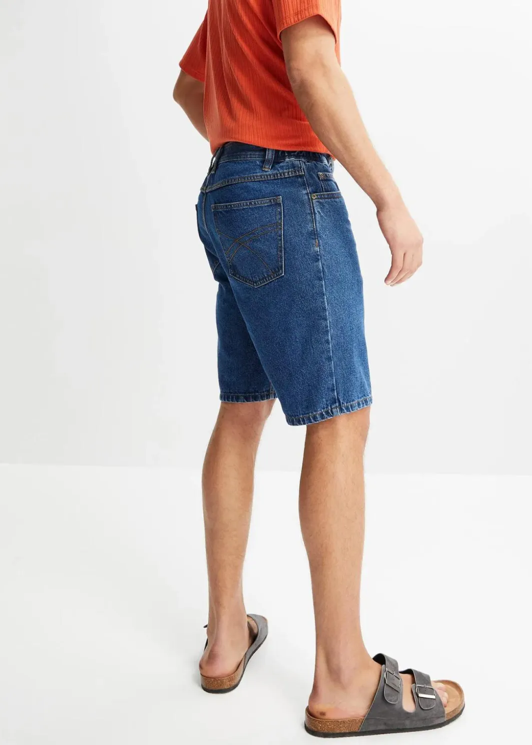 Discount Jeans-Bermuda mit Komfortbund, Classic Fit Herren Große Größen|Shorts