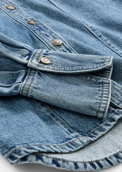 Outlet Jeansbluse aus reiner Baumwolle Damen Bekleidung·Jacken & Mäntel|Blusen & Tuniken
