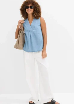 Jeans-Blusentop Damen Blusen & Tuniken|Shirts & Tops