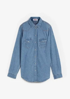 Outlet Jeanshemd Damen Bekleidung·Jacken & Mäntel|Blusen & Tuniken