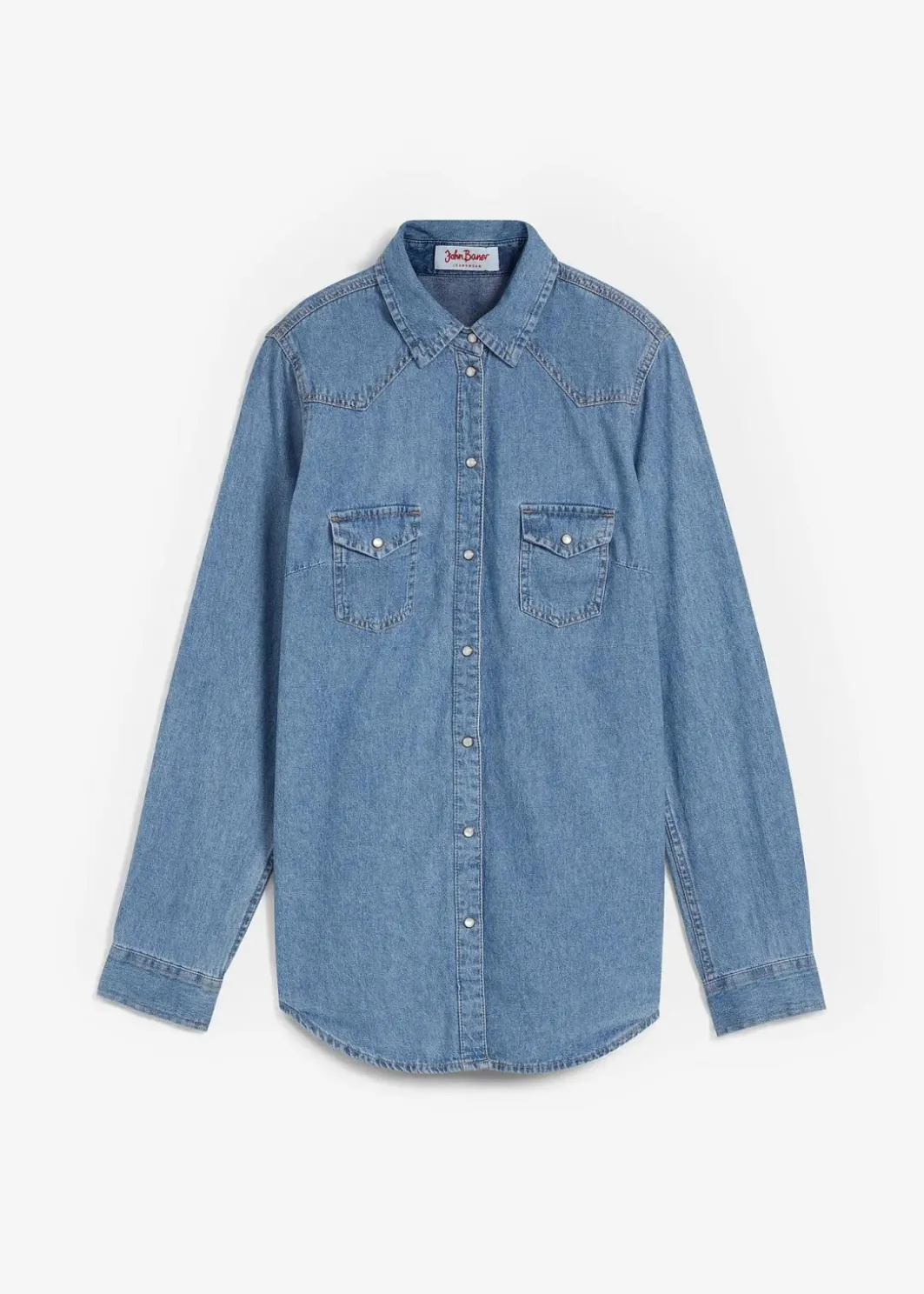 Outlet Jeanshemd Damen Bekleidung·Jacken & Mäntel|Blusen & Tuniken